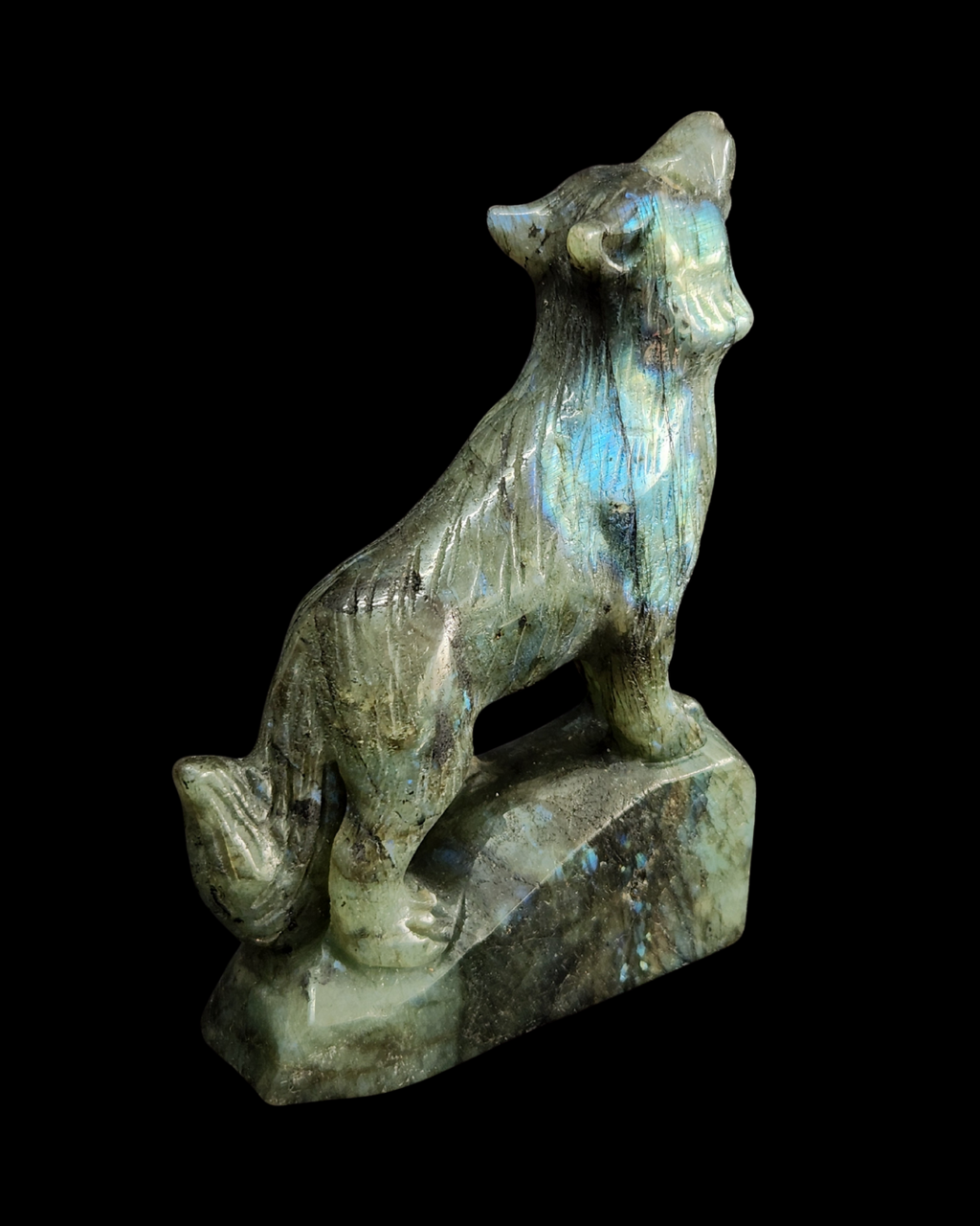 Wolf - Labradorite