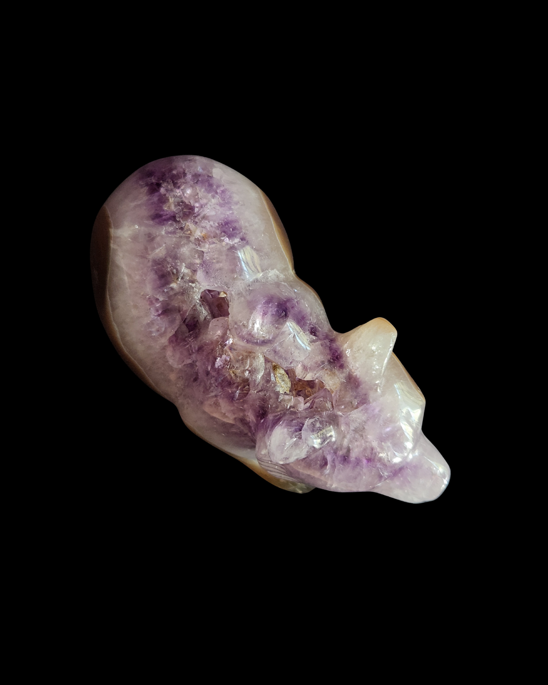 Bear - Amethyst Agate Geode