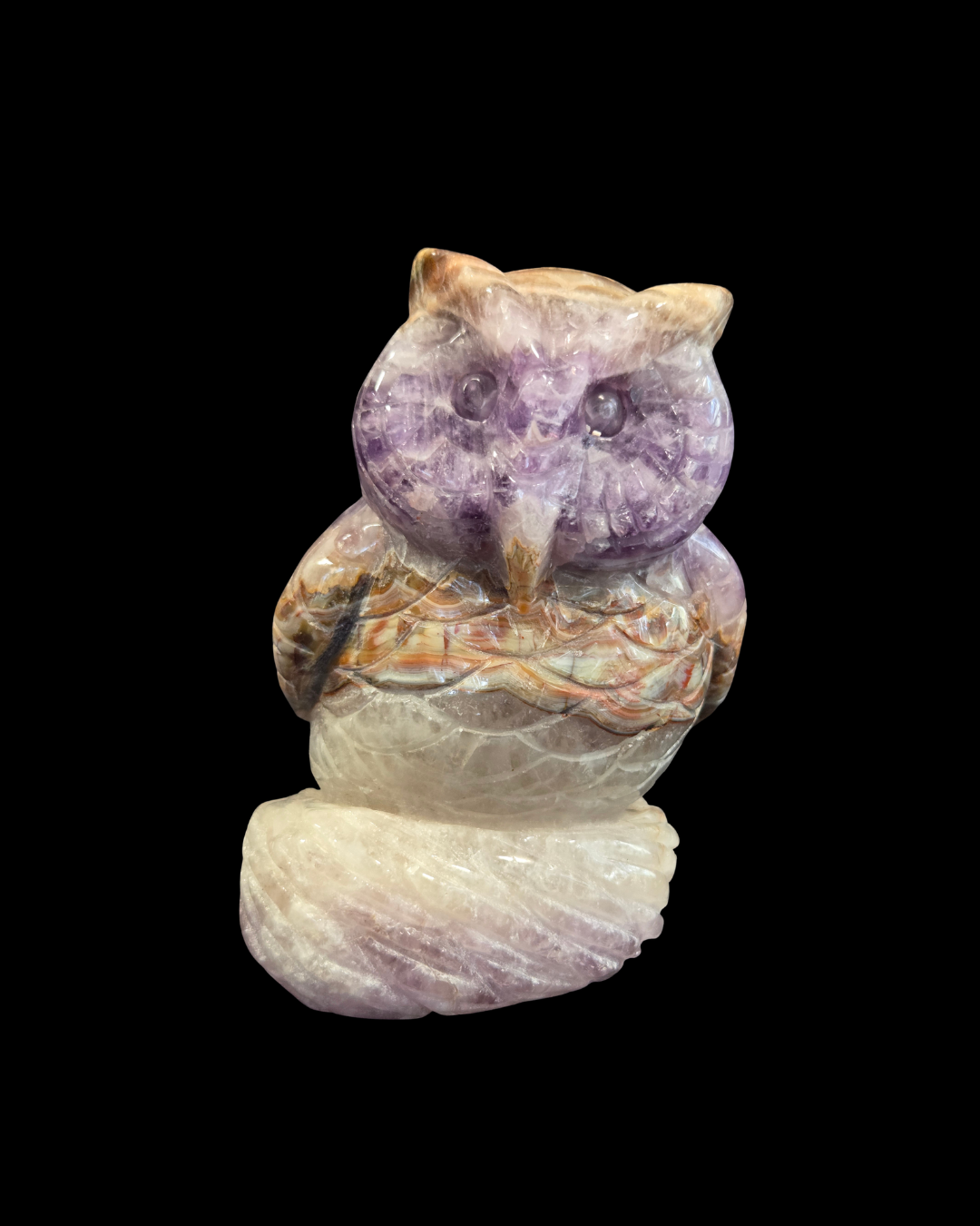 Owl - Mexican Amethyst Agate