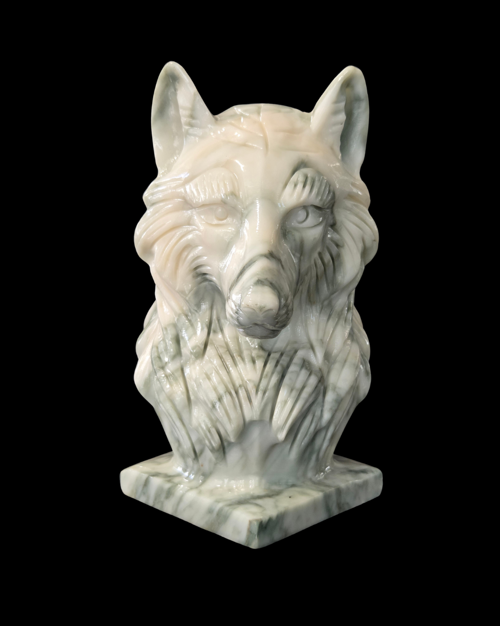 Wolf's Head - Moss Agate