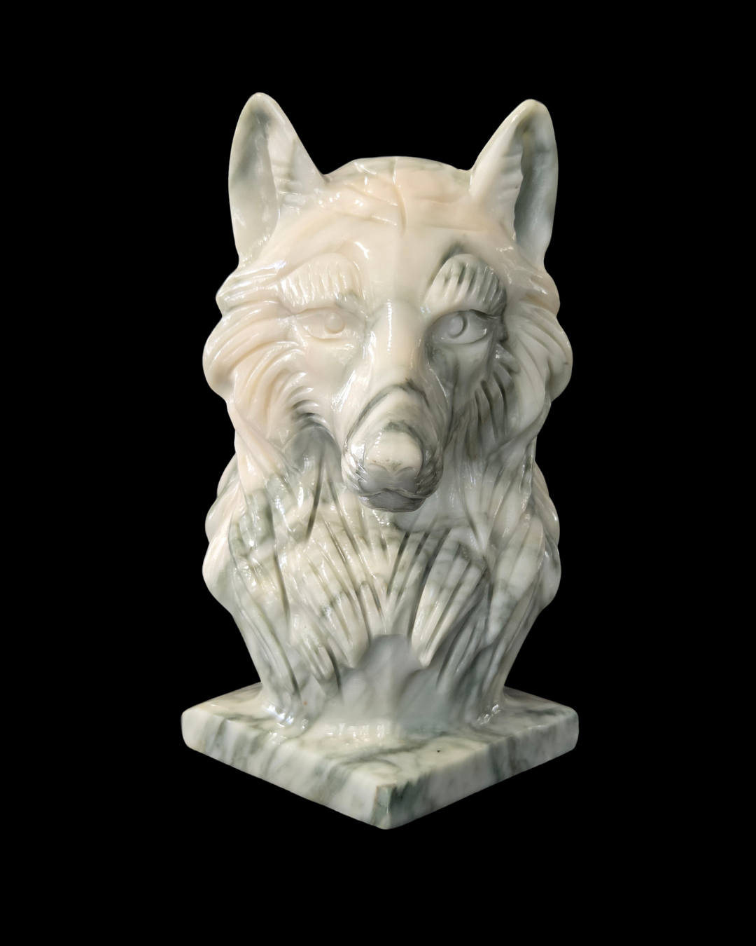 Wolf's Head - Moss Agate