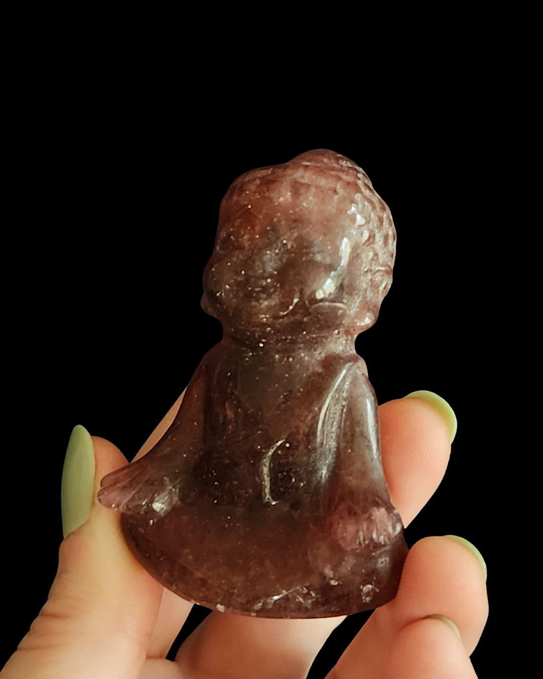 Buddha - Strawberry Quartz