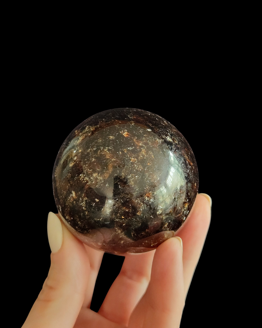 Sphere - Black & Gold Mica