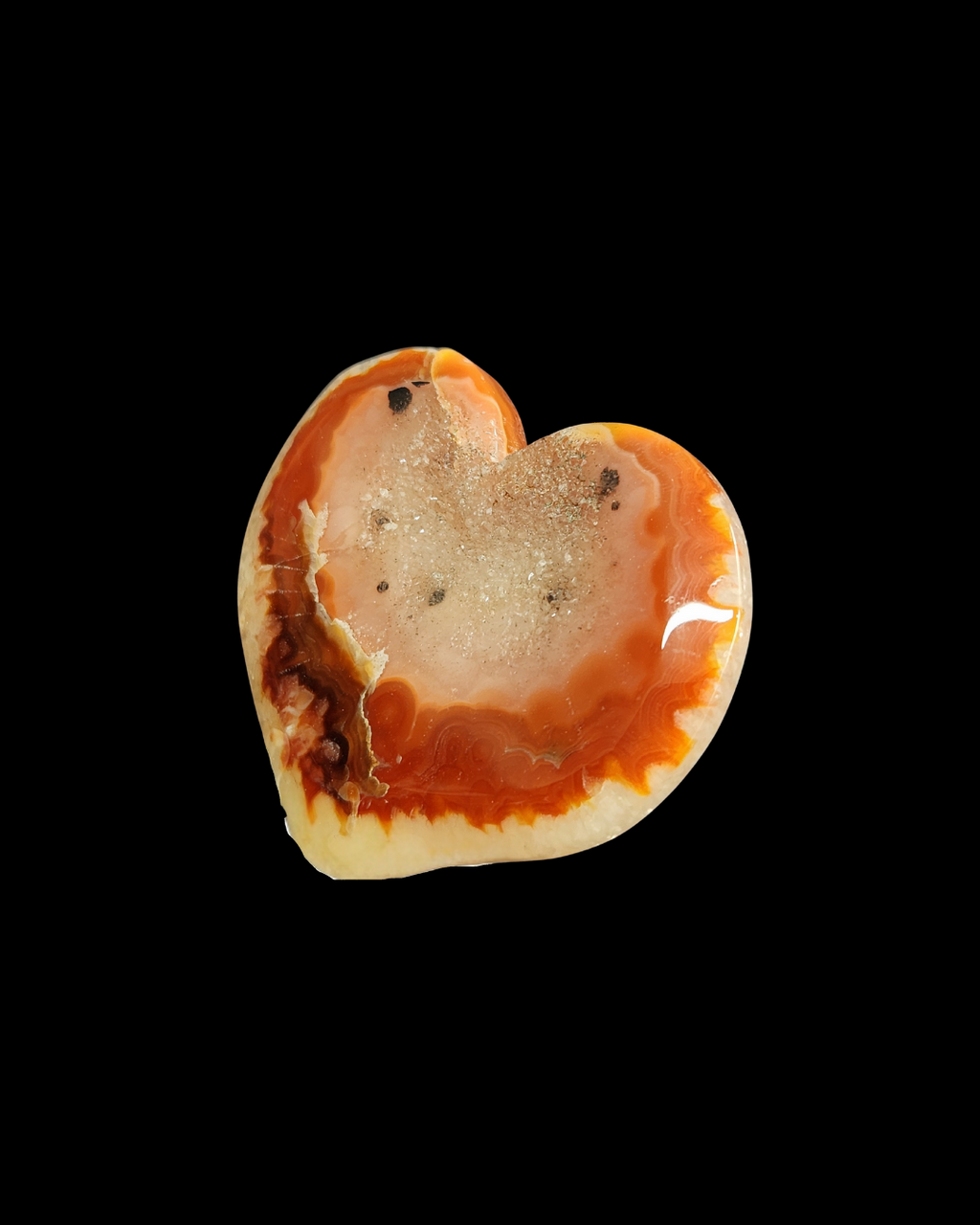 Heart - Carnelian