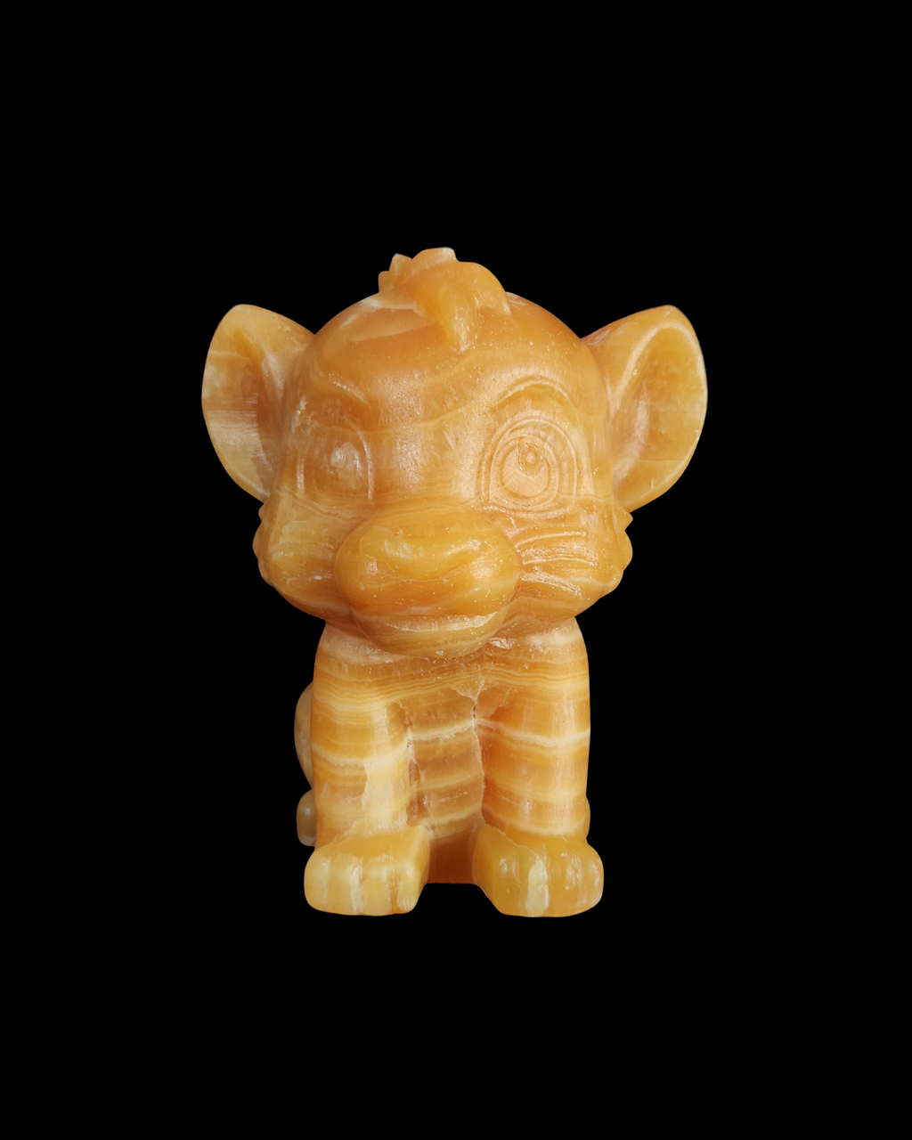 Lion - Yellow Calcite