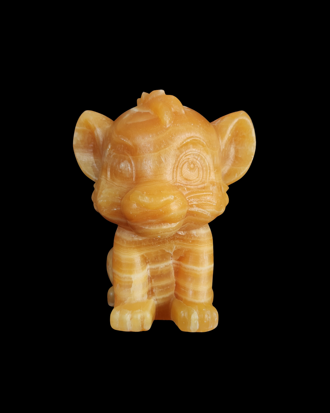 Lion - Yellow Calcite