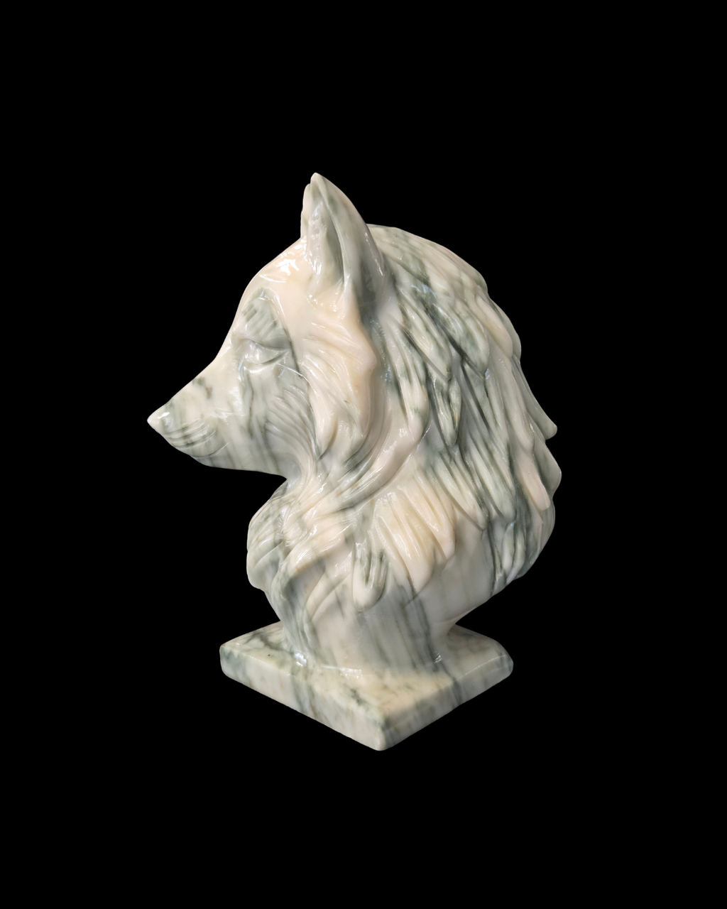 Wolf's Head - Moss Agate