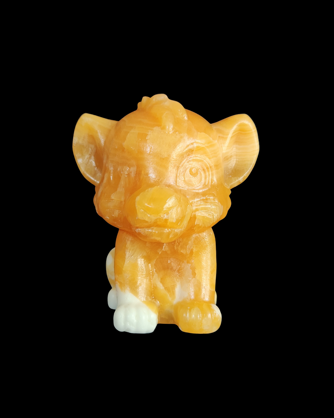 Lion - Yellow Calcite