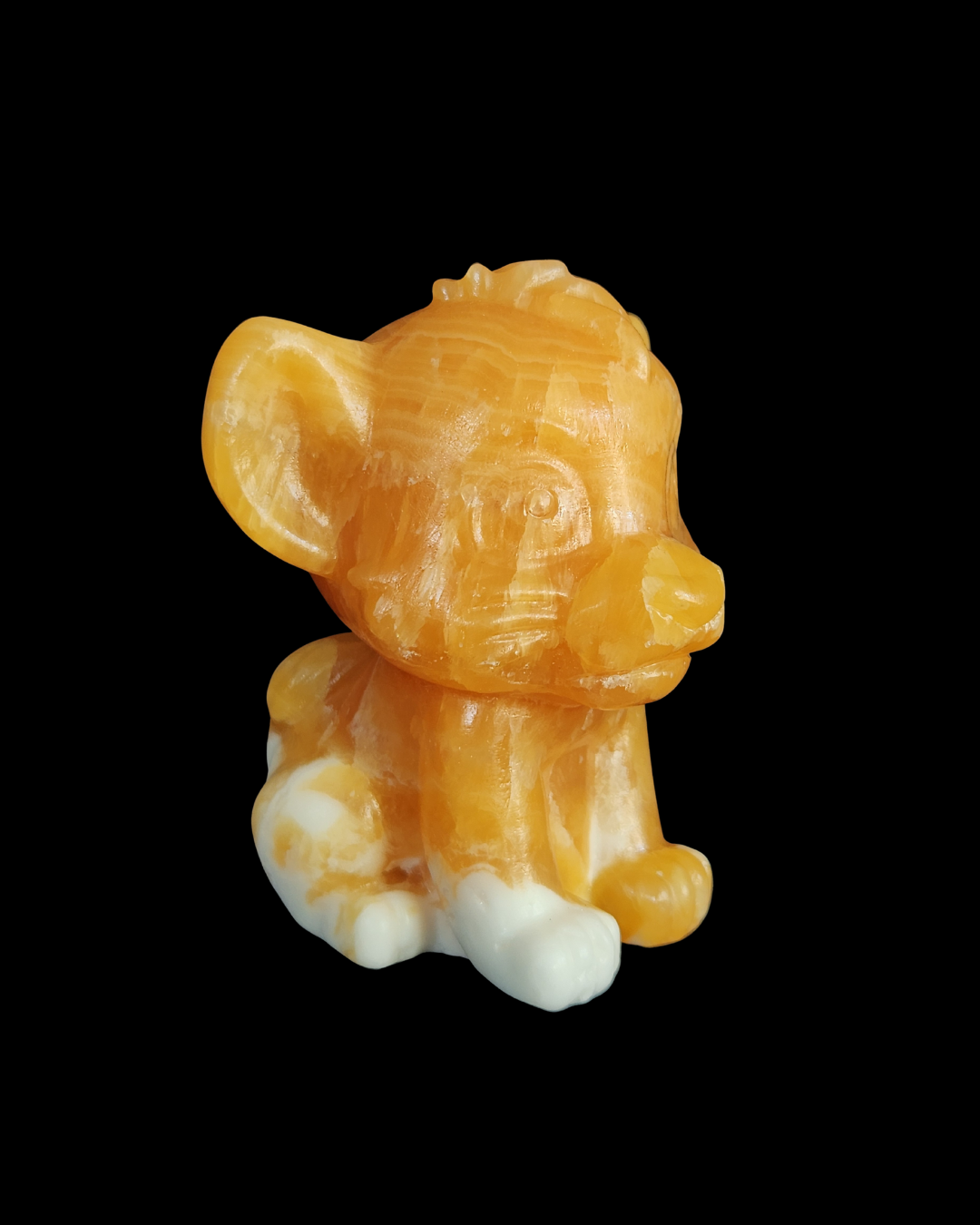 Lion - Yellow Calcite