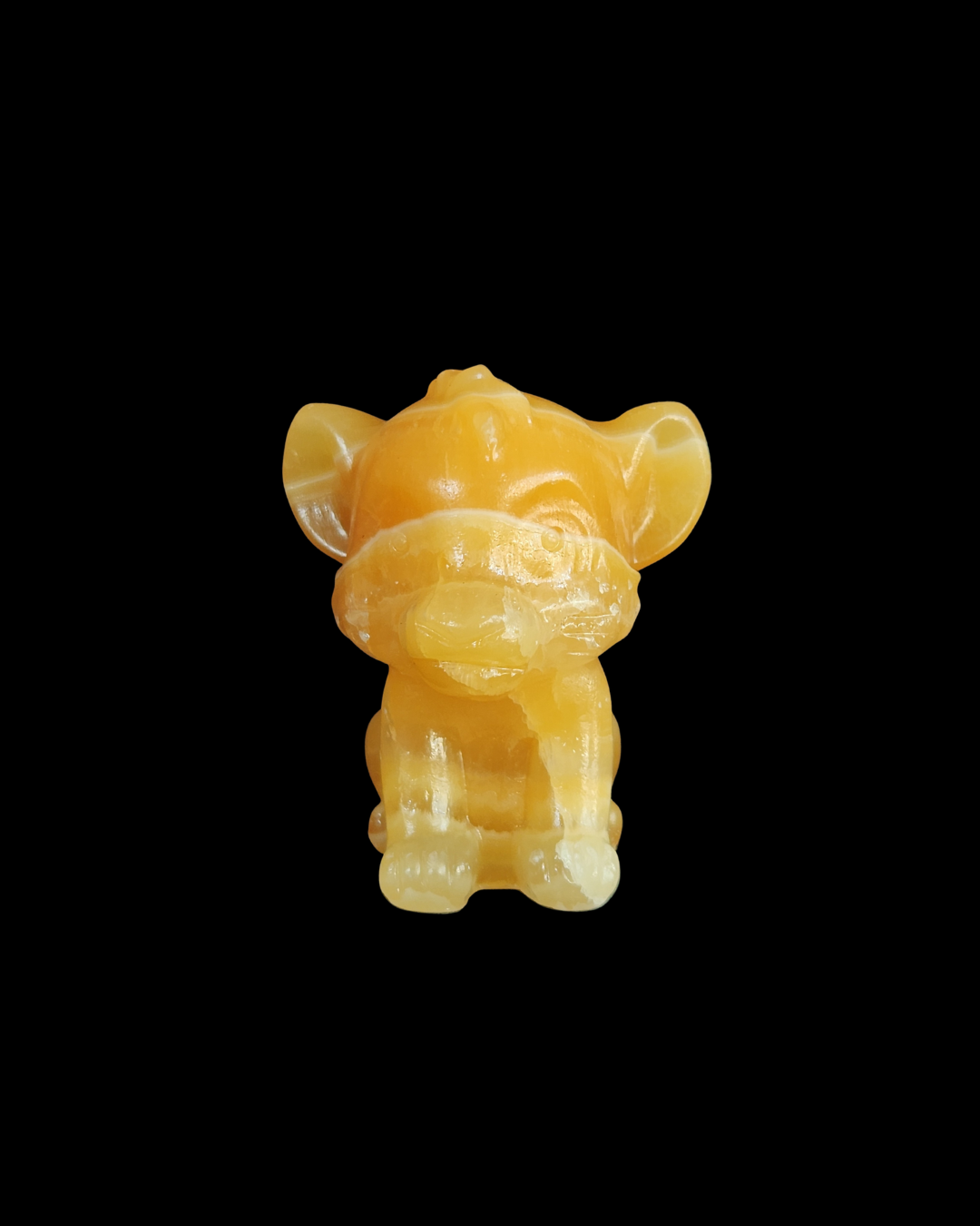 Lion - Yellow Calcite
