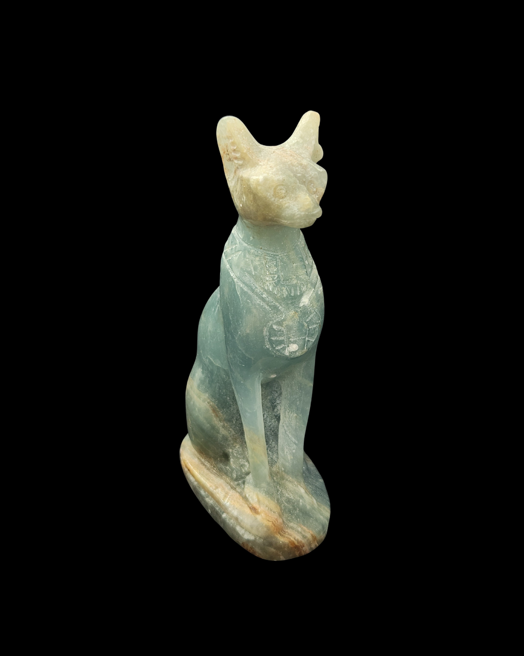 Bast Egyptian Goddess - Blue Onyx