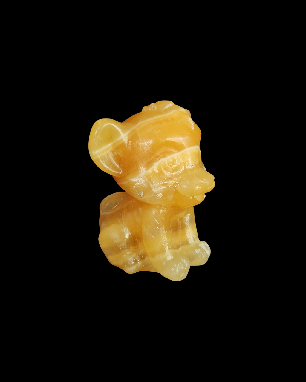 Lion - Yellow Calcite