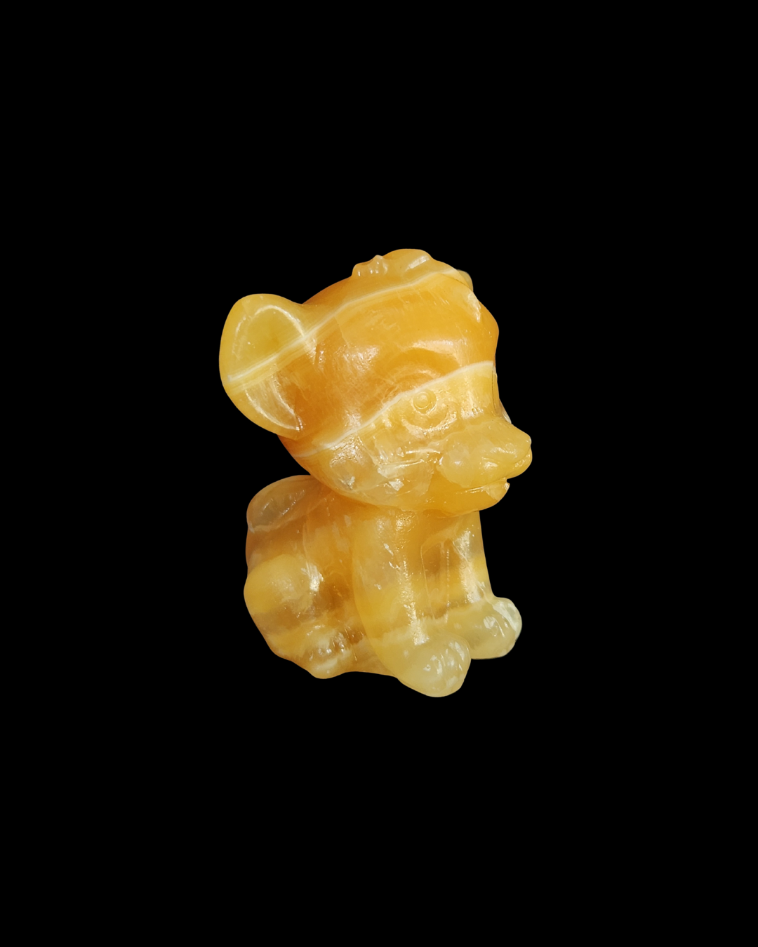 Lion - Yellow Calcite