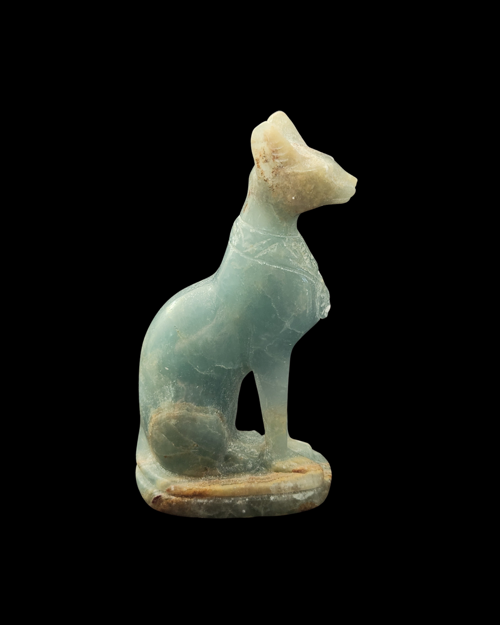 Bast Egyptian Goddess - Blue Onyx
