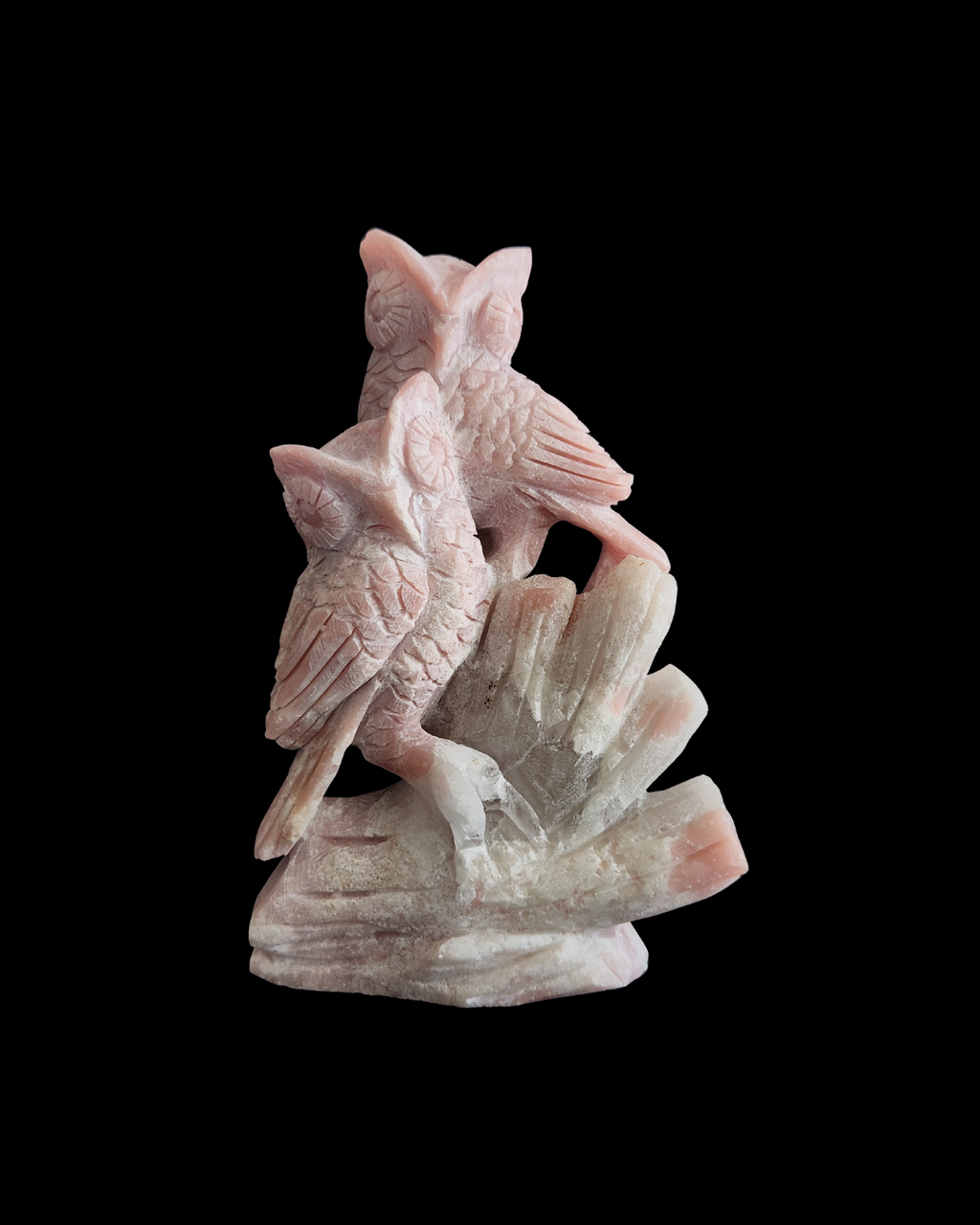 Owl and Tree - Pink Opal