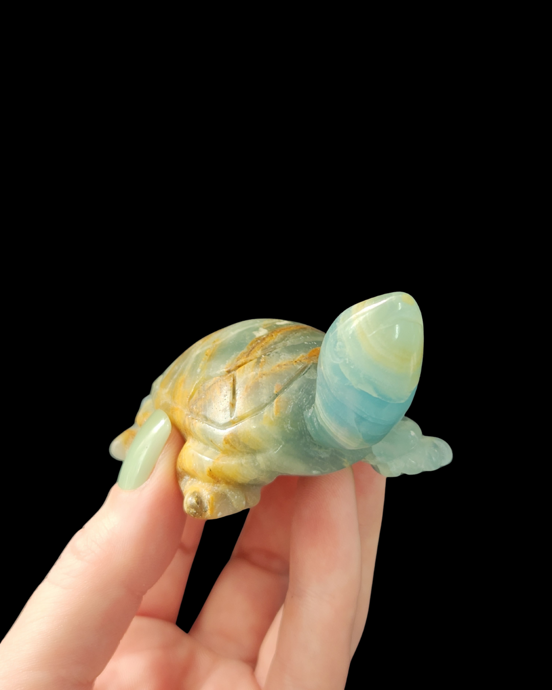 Turtle - Blue Onyx