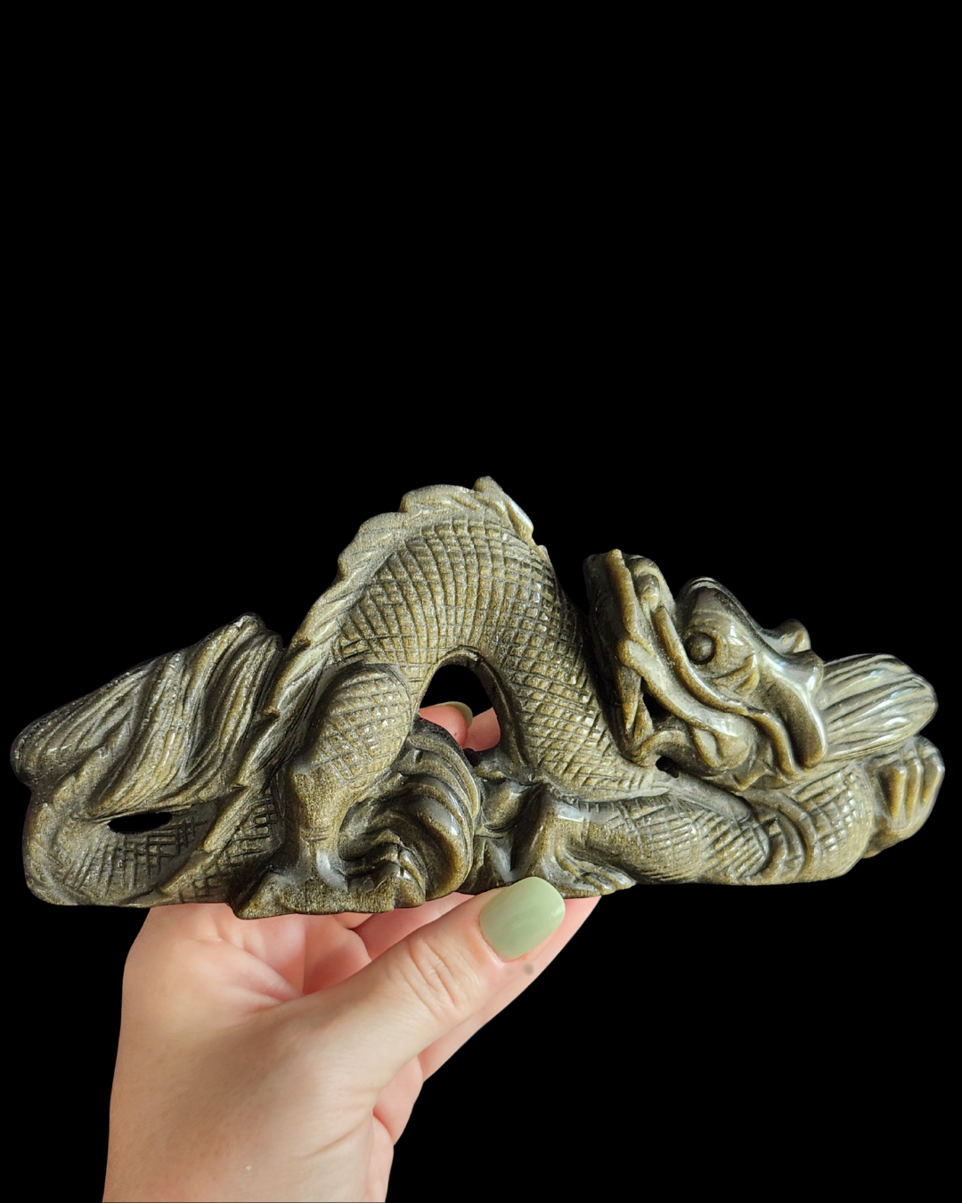 Dragon - Gold Obsidian