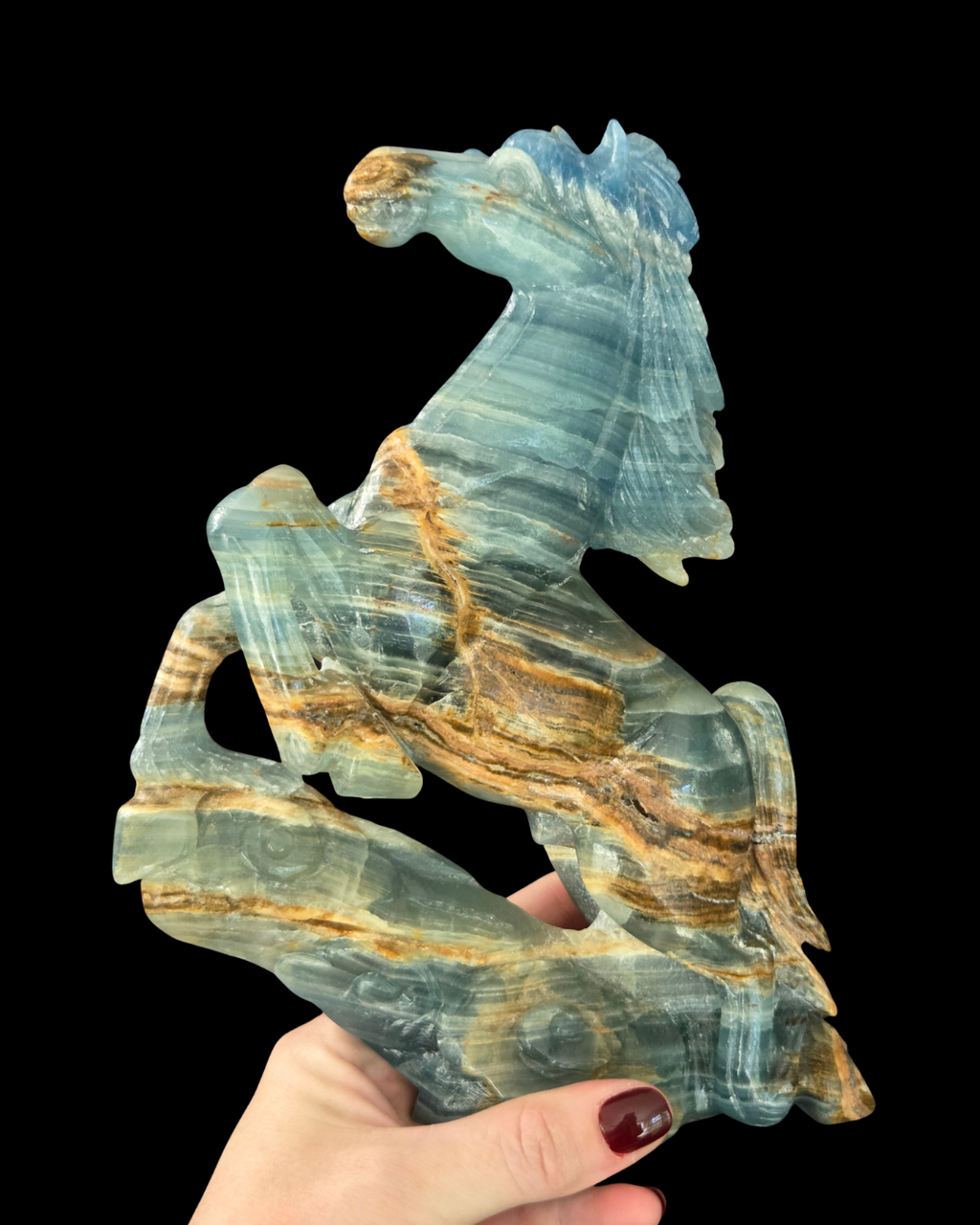 Horse - Blue Onyx