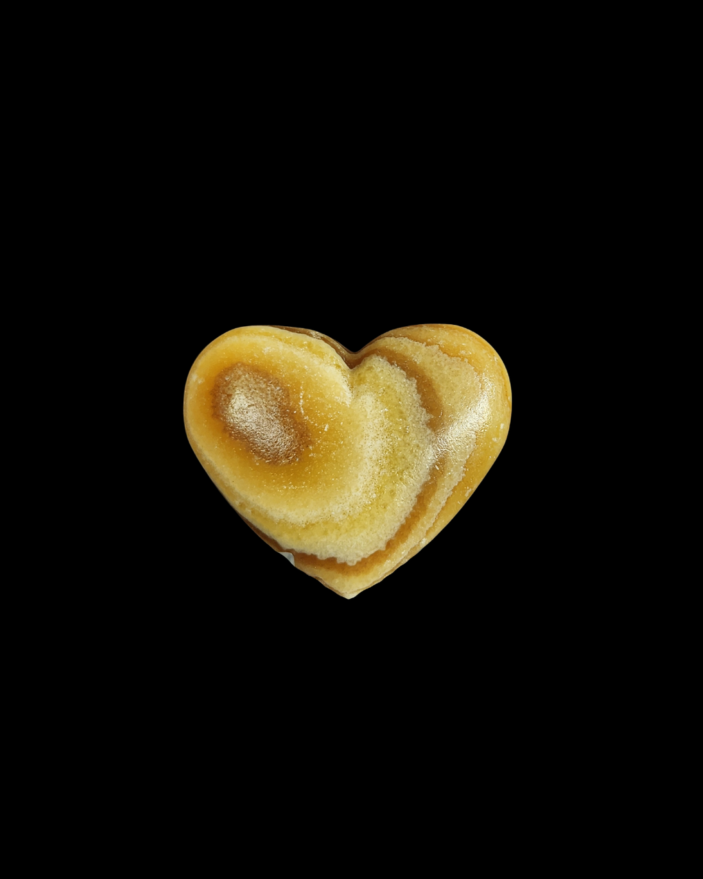 Heart - Yellow Calcite