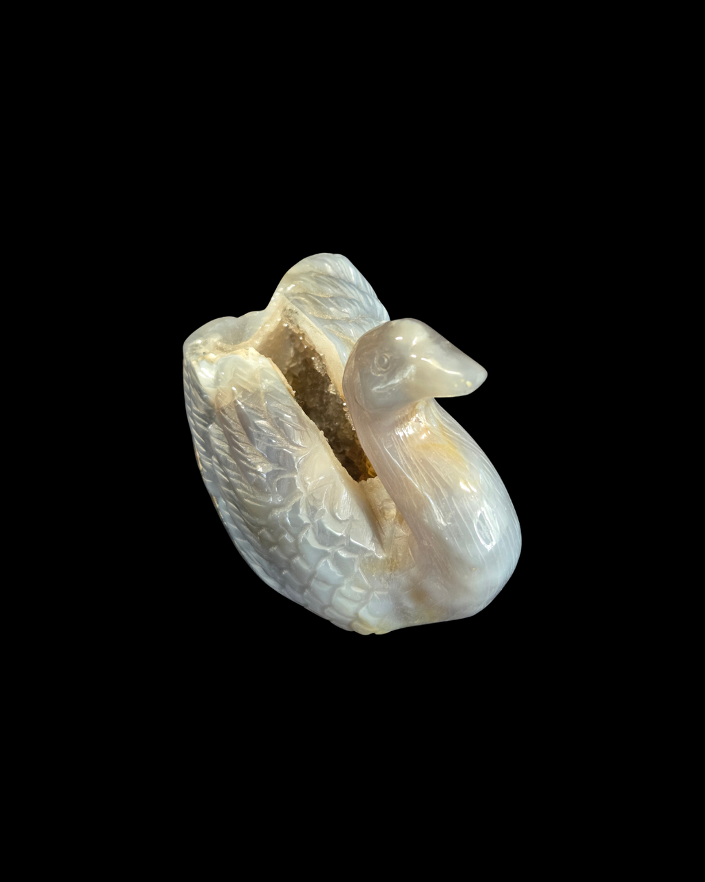 Swan - Agate Geode