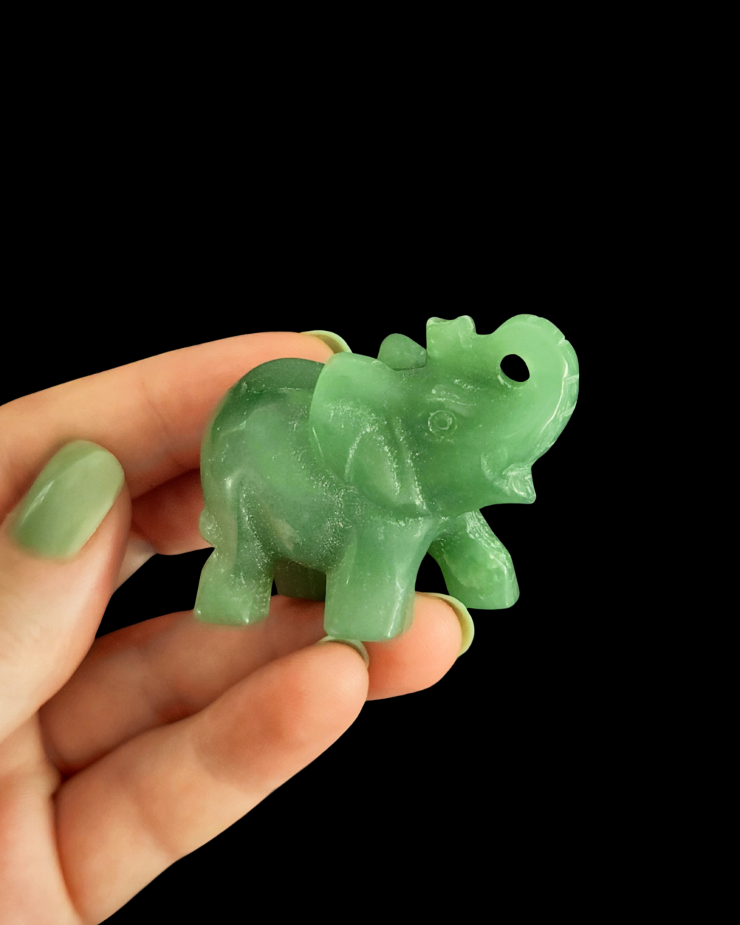 Elephant - Green Aventurine