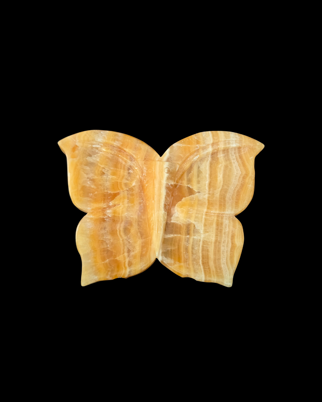 Butterfly Bowl - Yellow Calcite