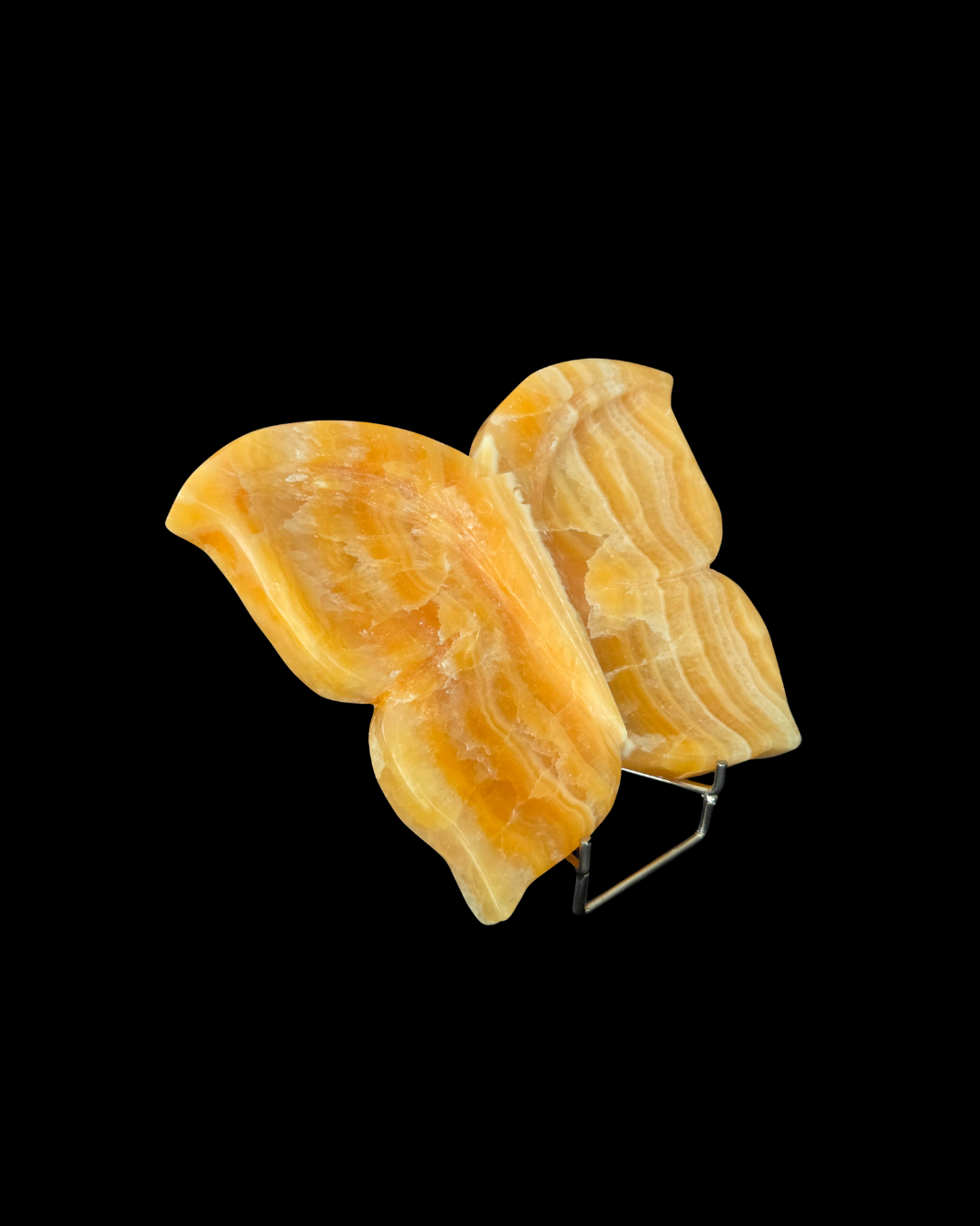 Butterfly Bowl - Yellow Calcite