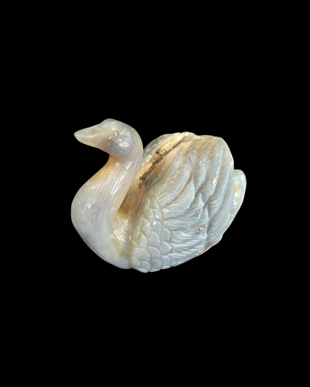 Swan - Agate Geode