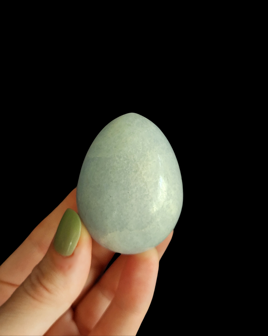Egg - Blue Calcite