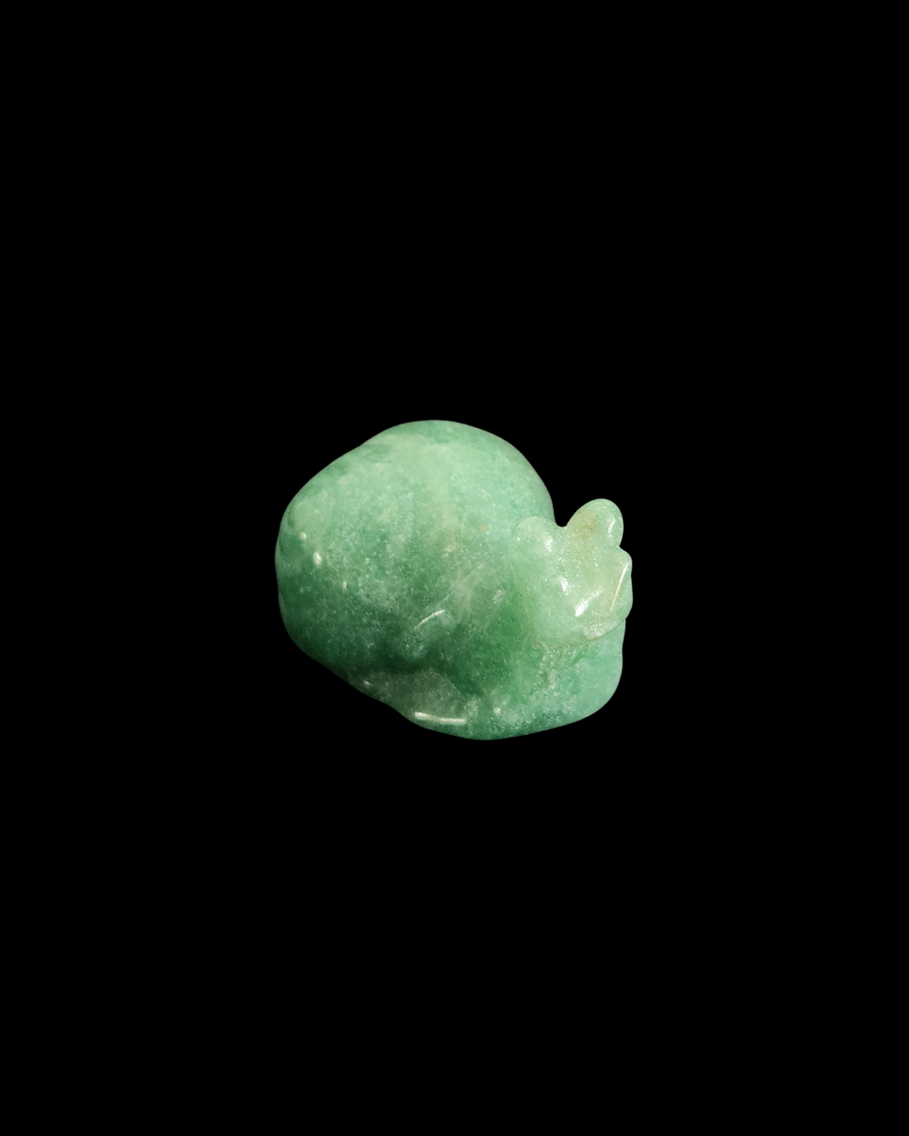 Snail - Green Aventurine