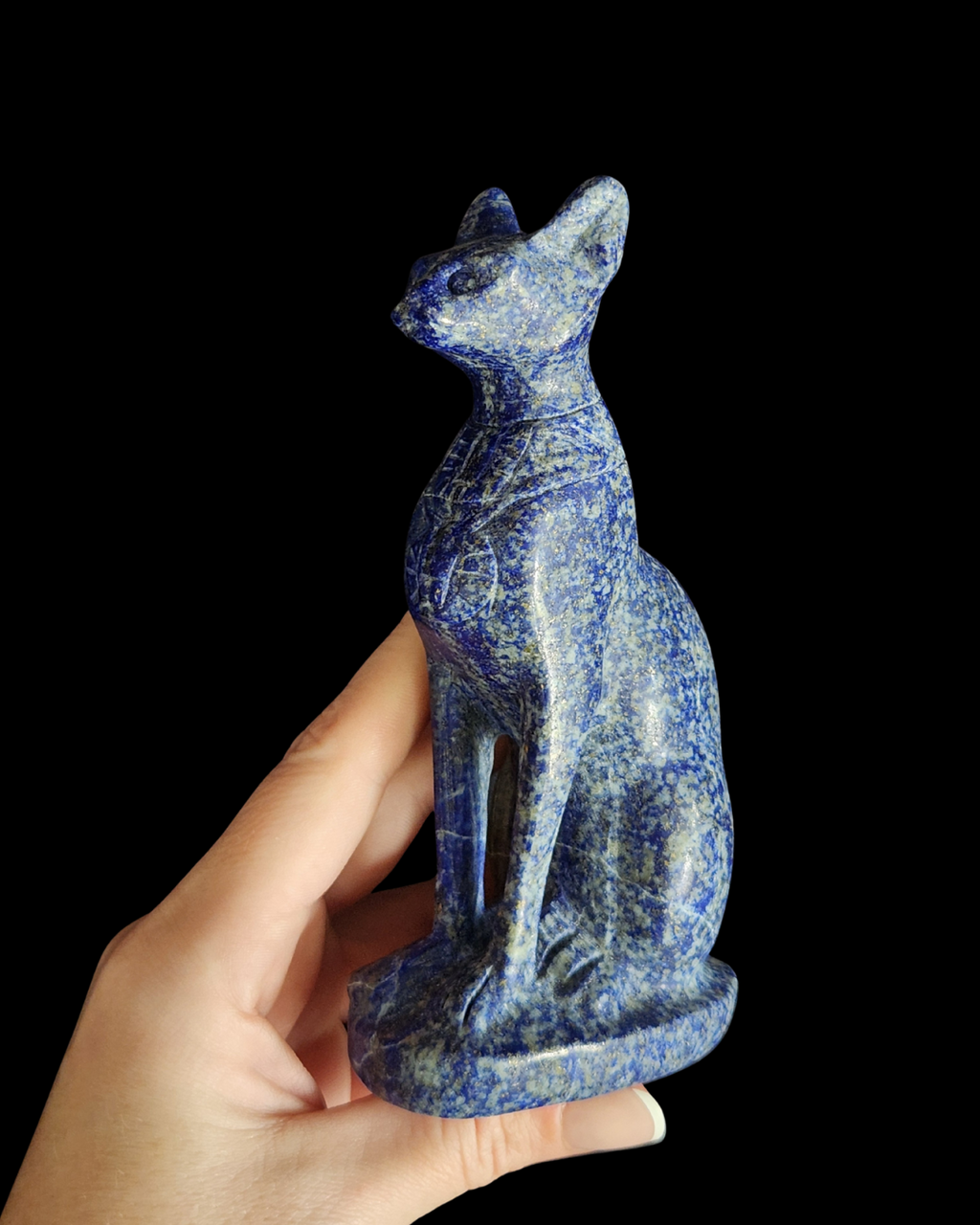 Bast Egyptian Goddess - Lapis Lazuli