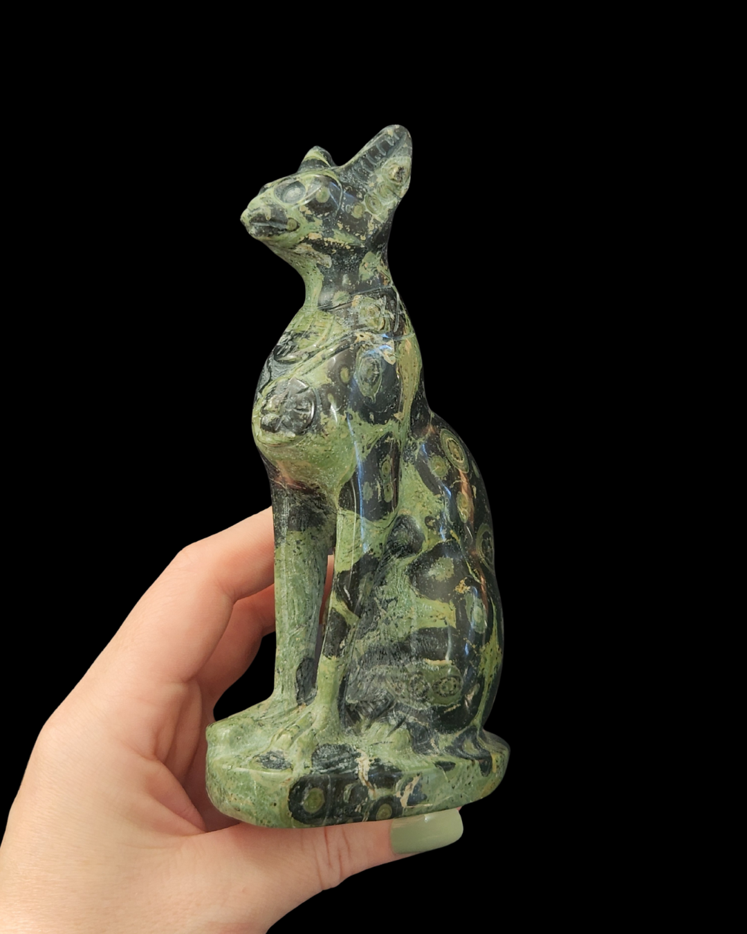 Bast Egyptian Goddess - Kambaba Jasper