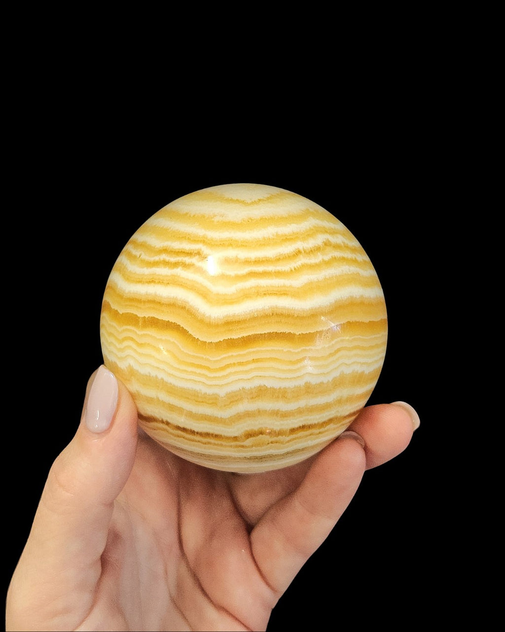 Sphere - Yellow Lace Agate