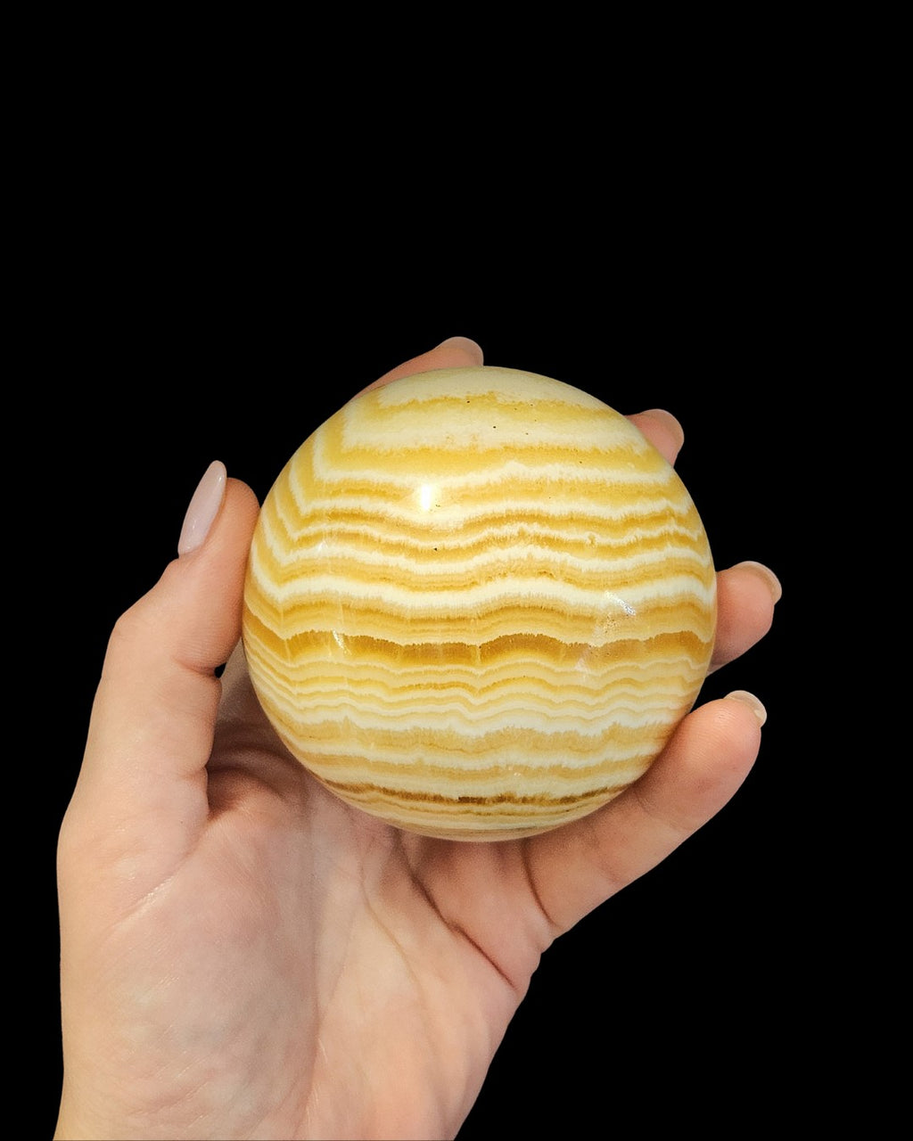 Sphere - Yellow Lace Agate