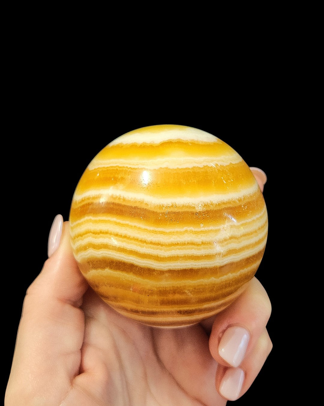 Sphere - Yellow Lace Agate