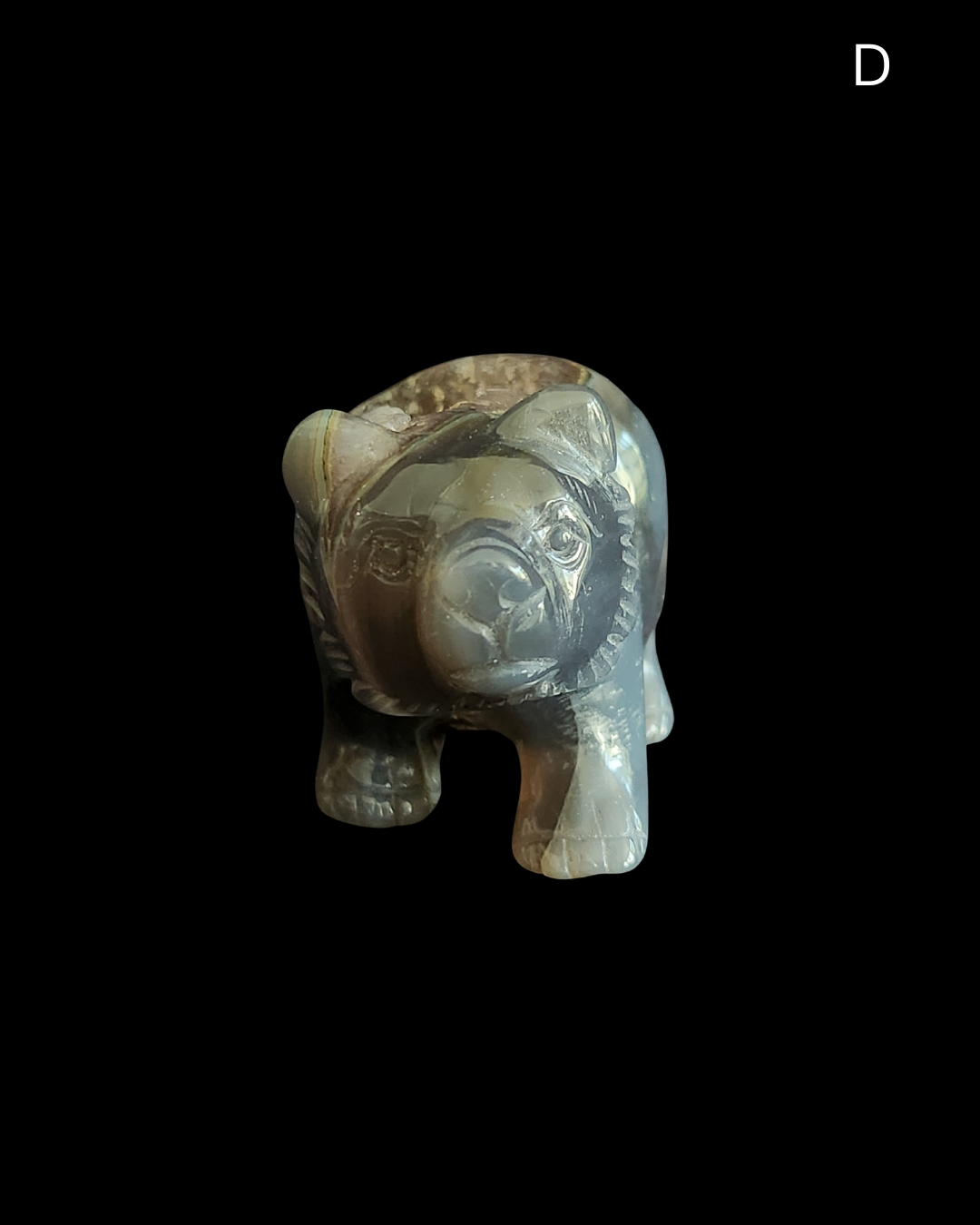 Bear - Amethyst Agate Geode