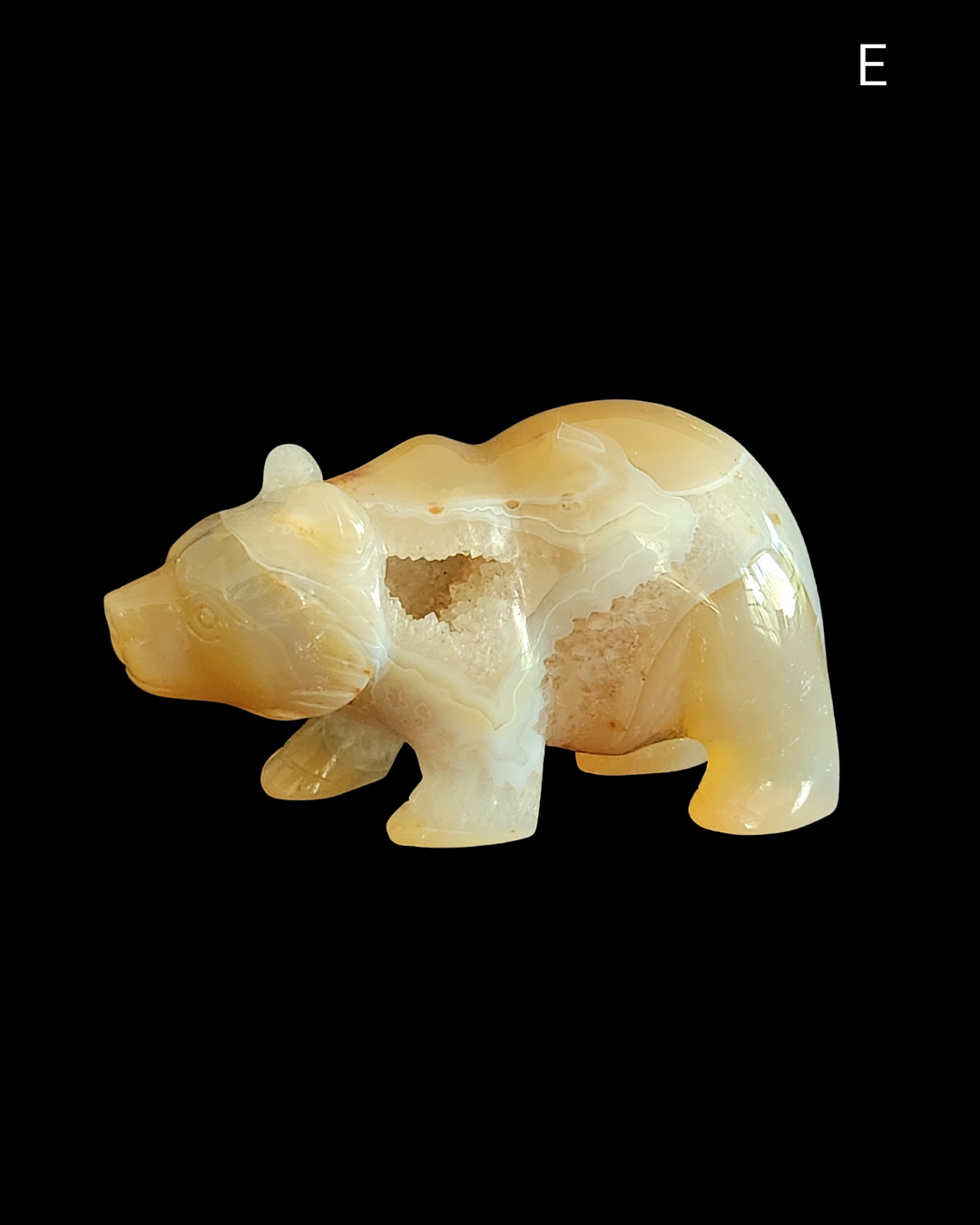 Bear - Amethyst Agate Geode