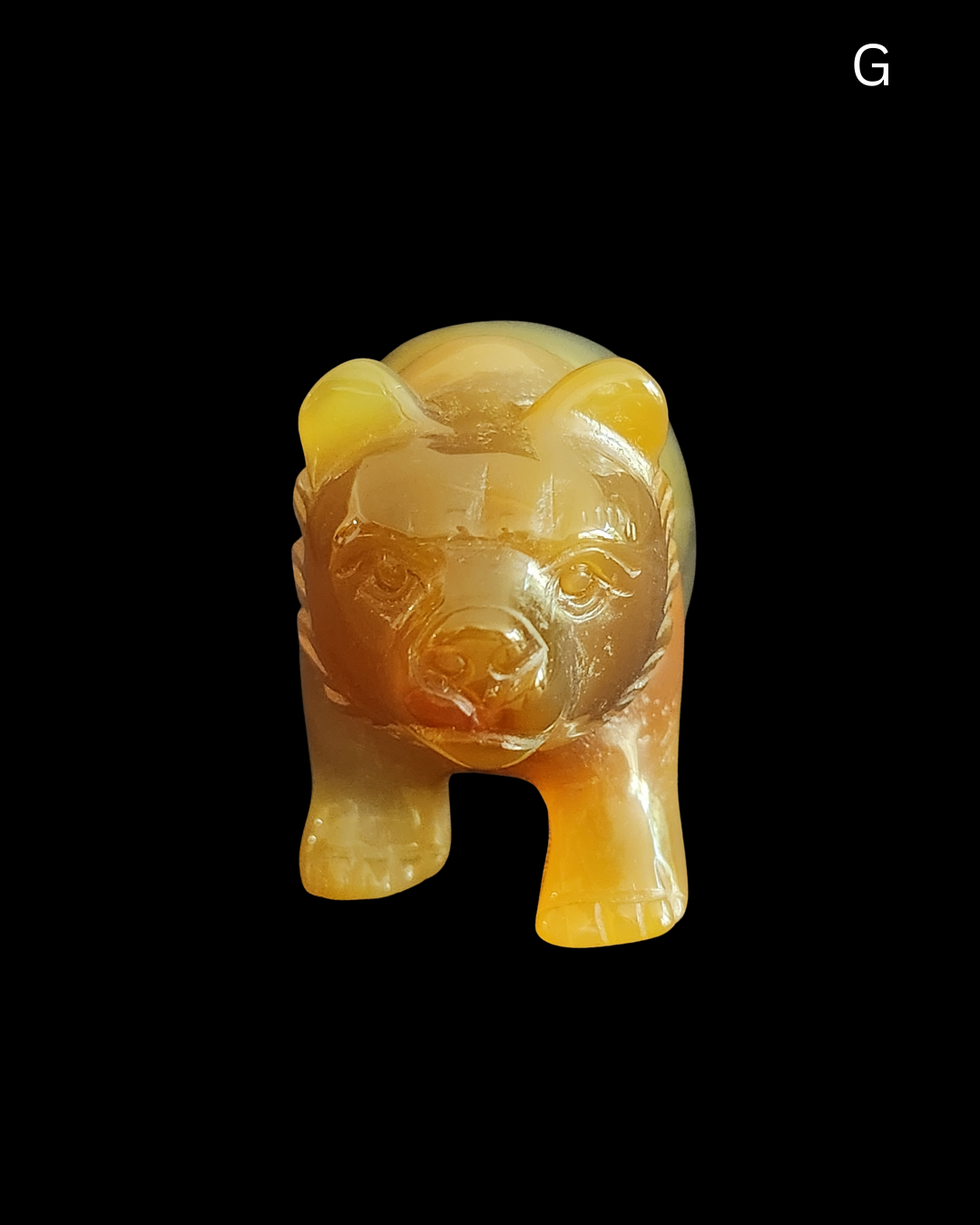 Bear - Amethyst Agate Geode