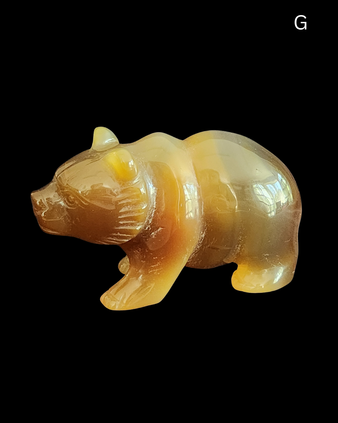 Bear - Amethyst Agate Geode