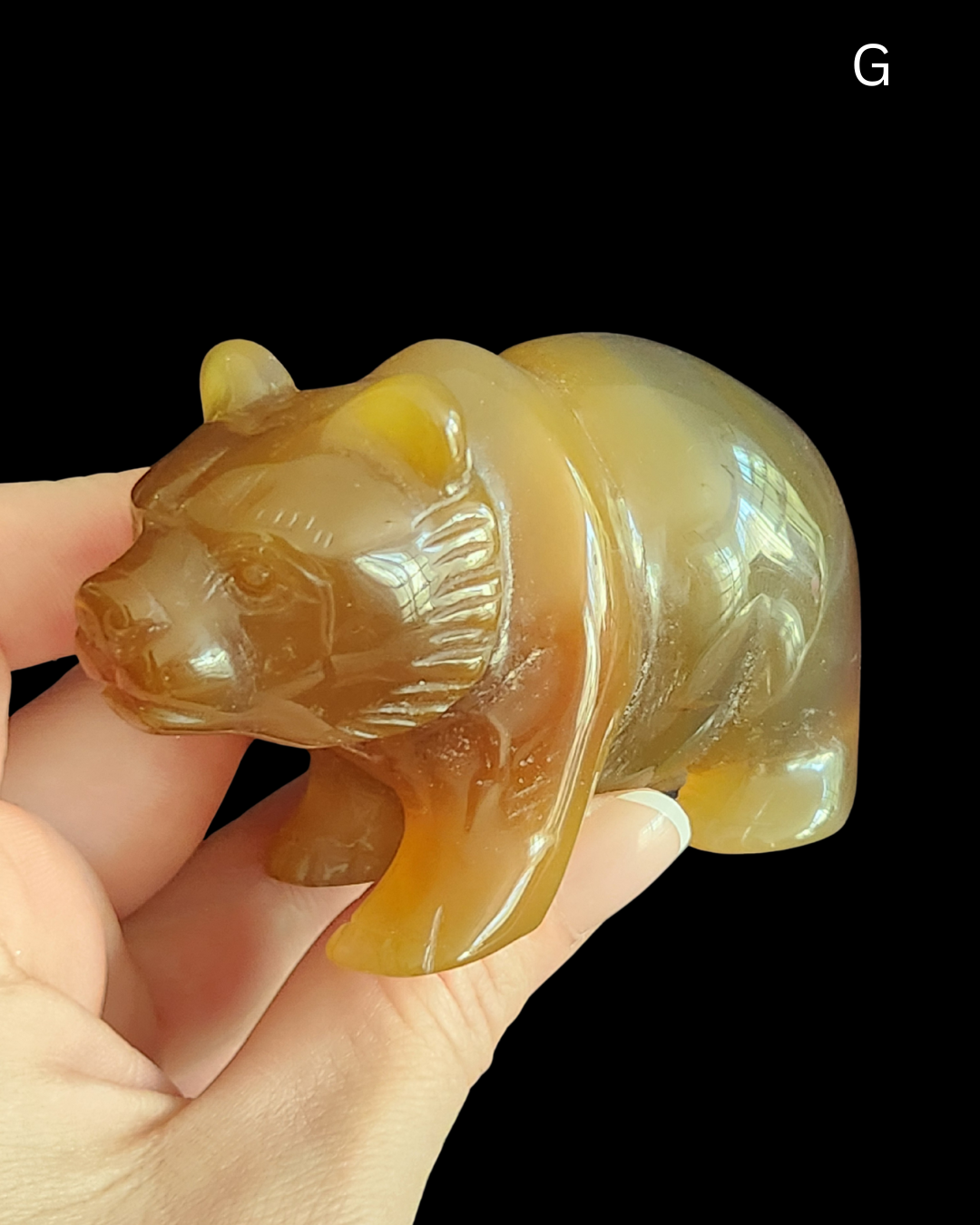 Bear - Amethyst Agate Geode