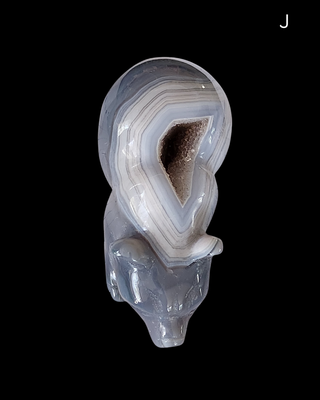 Bear - Amethyst Agate Geode