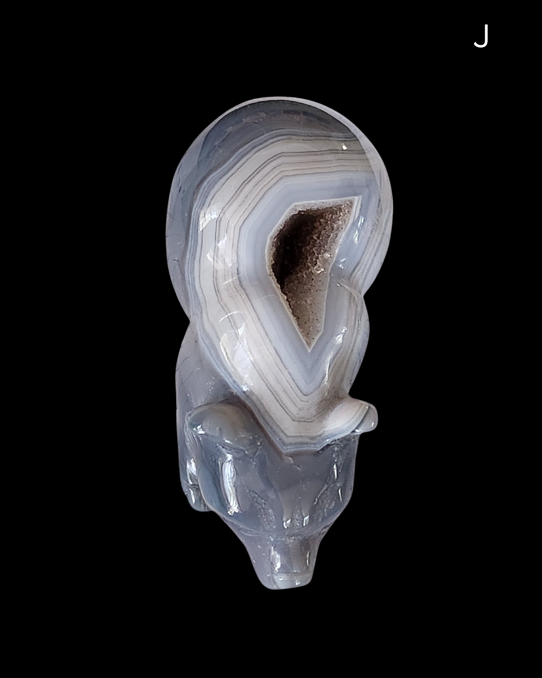 Bear - Amethyst Agate Geode