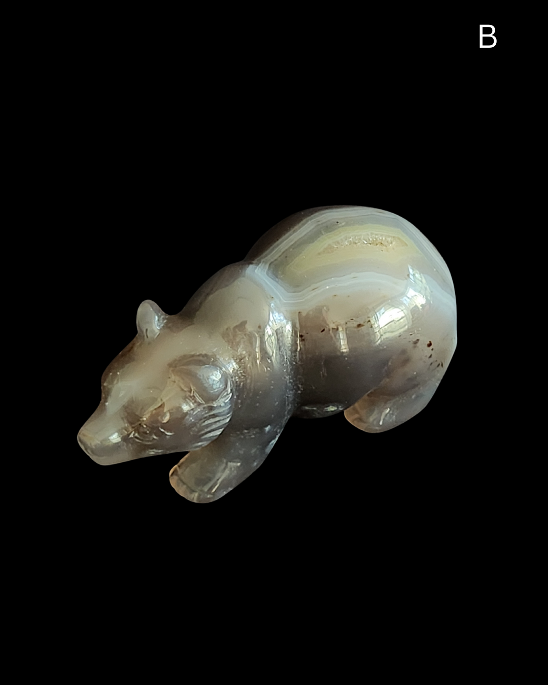 Bear - Amethyst Agate Geode