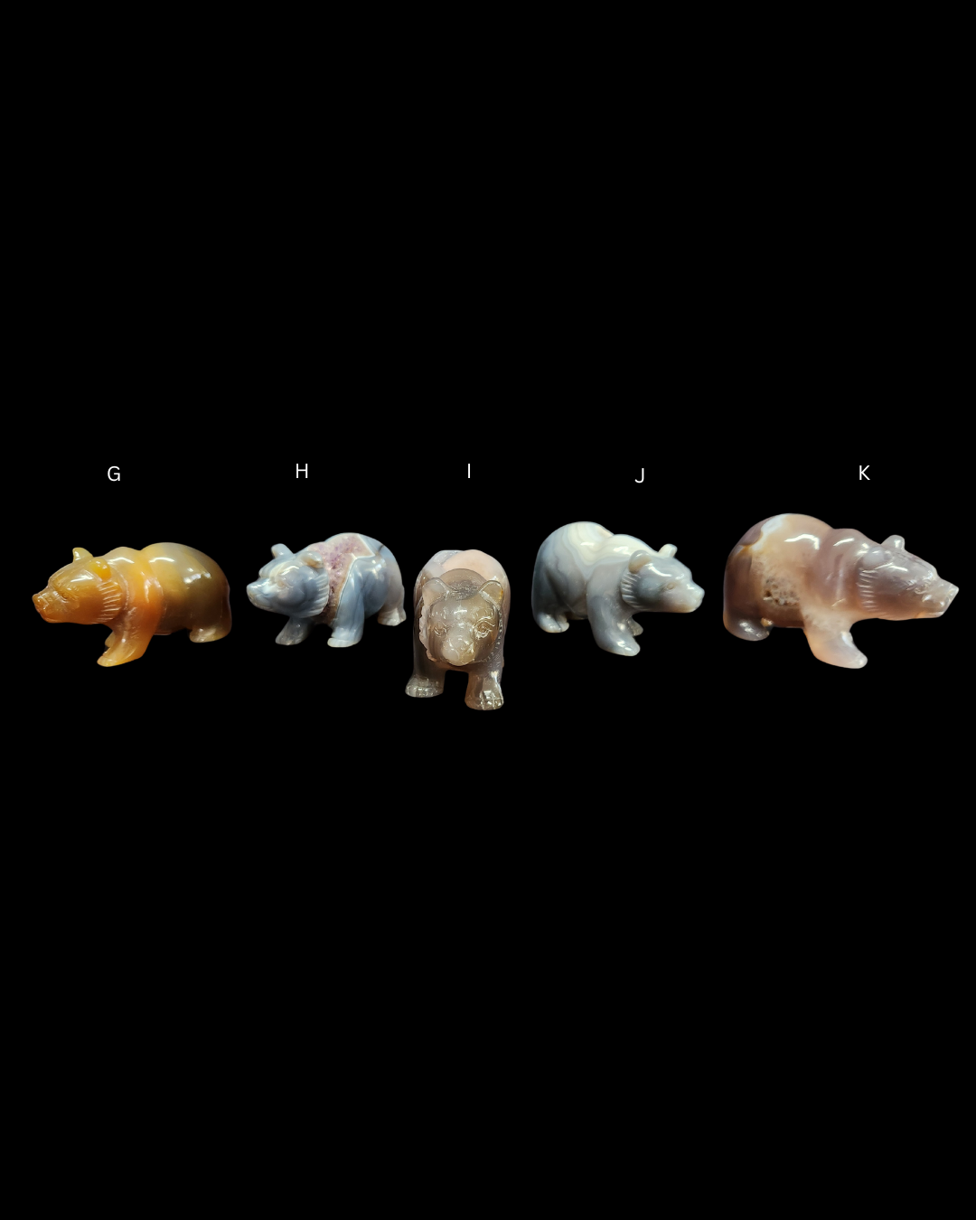 Bear - Amethyst Agate Geode